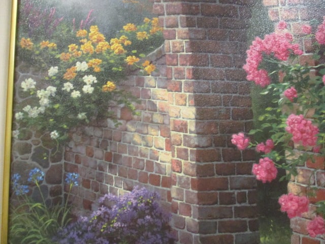 Thomas Kinkade "The Rose Garden" The Rose Collection I Series Hand Highlighted - 6