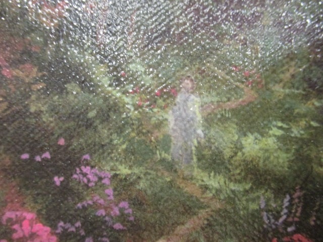 Thomas Kinkade "Pools of Serenity" The Gardens of Prayer II Series Hand Highlighted - 10