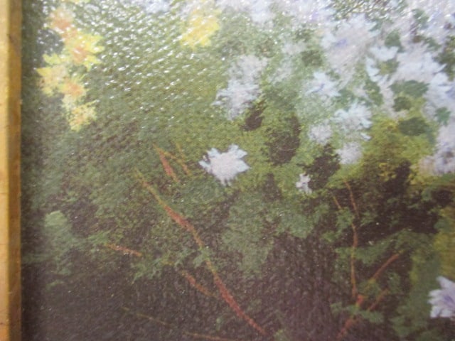 Thomas Kinkade "Pools of Serenity" The Gardens of Prayer II Series Hand Highlighted - 12