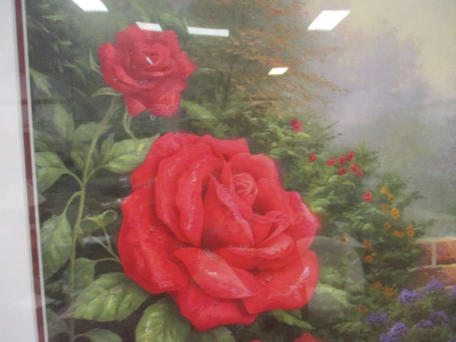 Thomas Kinkade "The Perfect Red Rose" Limited Edition Lithograph - 3