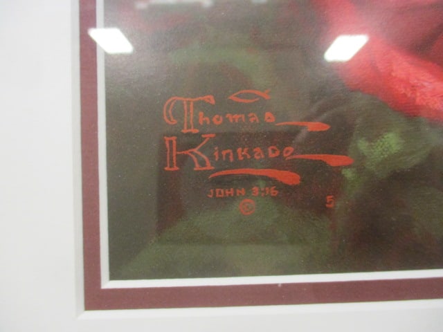 Thomas Kinkade "The Perfect Red Rose" Limited Edition Lithograph - 5