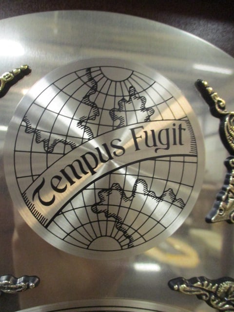 Howard Miller "Tempus Fugit" Quartz Display/Curio Case Floor Clock - 4