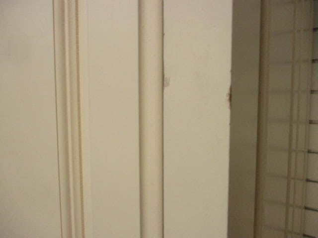 Painted Ivory Tall 4 Raised Panel Door Multi-Purpose Cabinet - 15