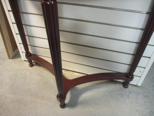 Bombay Mahogany Demilune Table - 3