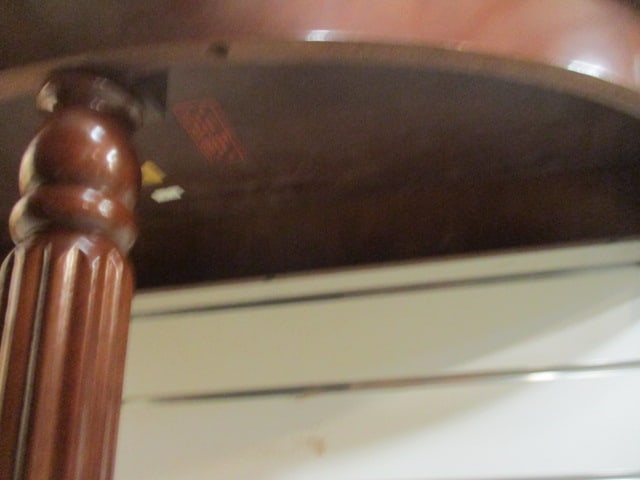 Bombay Mahogany Demilune Table - 4