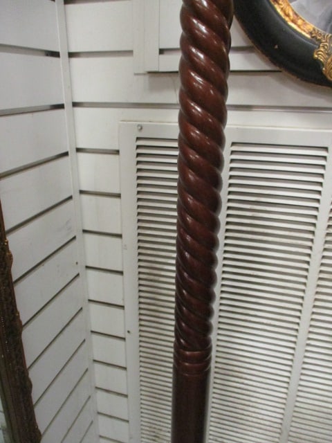 Turned Spiral Post Hall/Coat Tree - 3