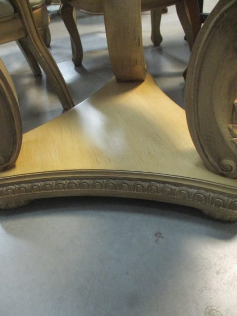 Collezione Europa USA French Country Glass Top Foyer/Occasional Table - 3