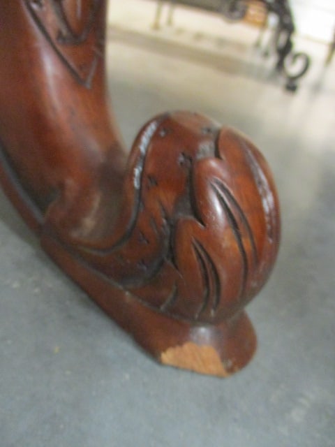 Victorian Revival Mahogany Trefoil Accent/Lamp Table - 5
