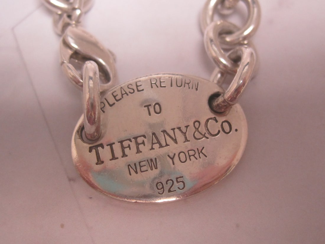 16" Tiffany Sterling Silver Necklace - 2