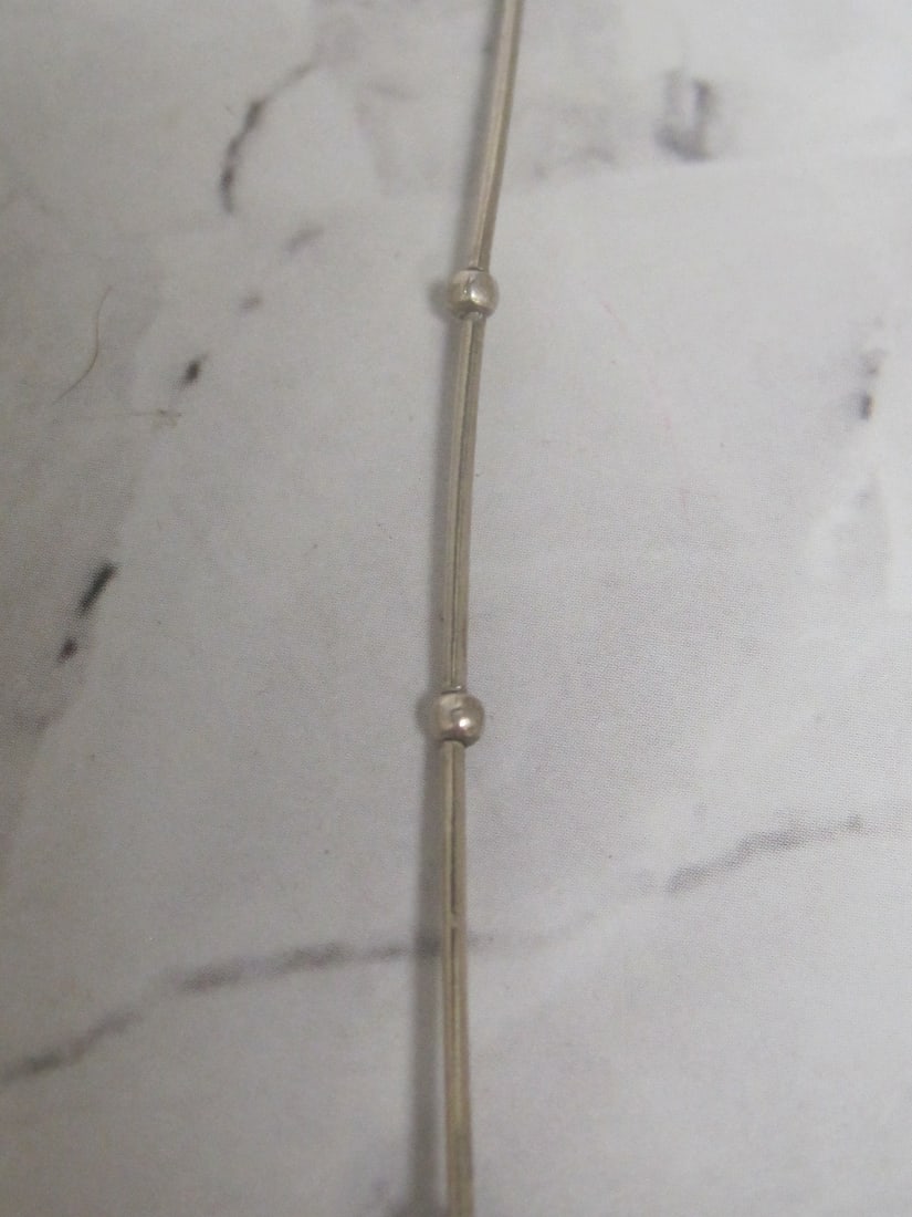Sterling Silver Lapis Lazuli Necklace - 3