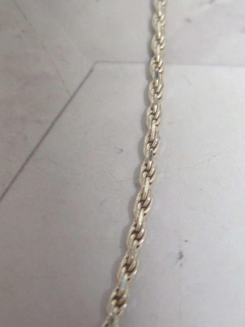 20" Sterling Silver Rope Chain - 2