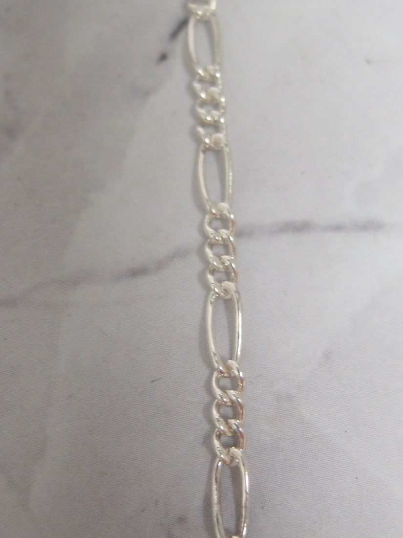 18" Sterling Silver Figaro Link Chain - 2