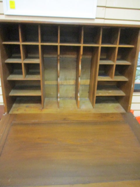 Antique Drop Front Plantation Desk - 3