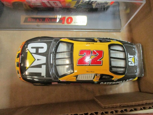Grouping of 4 Vintage 1/43" Scale Diecast Model Racecars and Nascar Ornament - 2