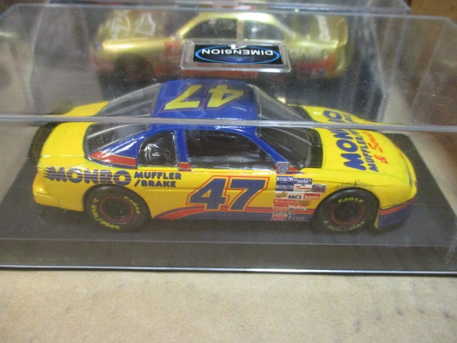 Grouping of 4 Vintage 1/43" Scale Diecast Model Racecars and Nascar Ornament - 5