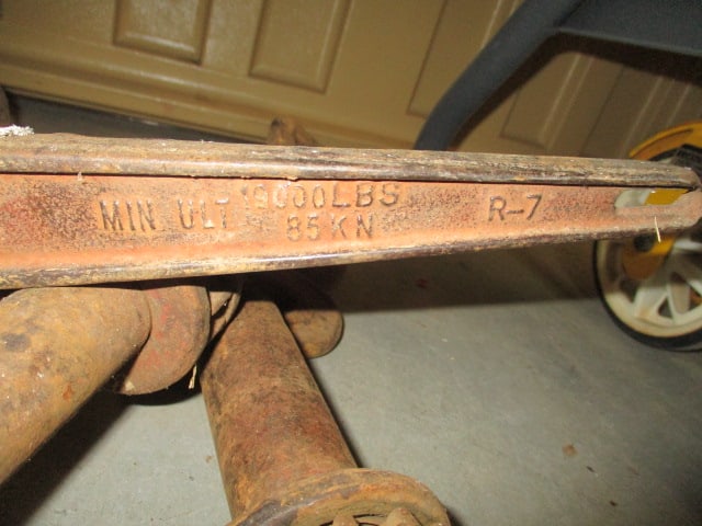 3 Vintage Cast Iron Ratcheting Chain Dogs - 4