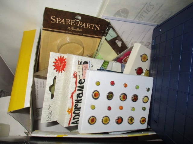 Large Scrapbooking Lot - The Paper Studio Softsided Rolling Bag, Paper, - 8