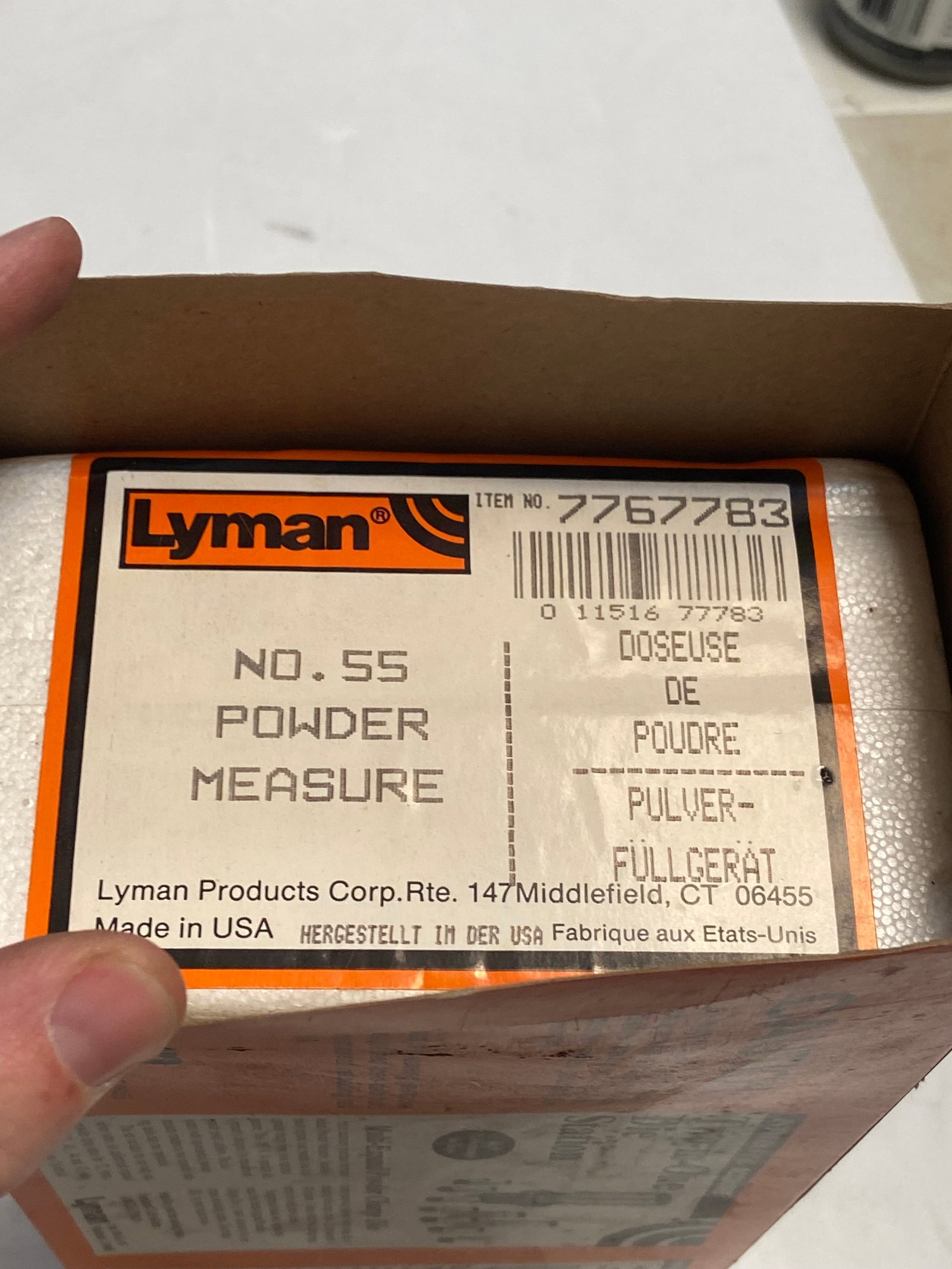 Lyman .55 Powder Measure Tool - 5