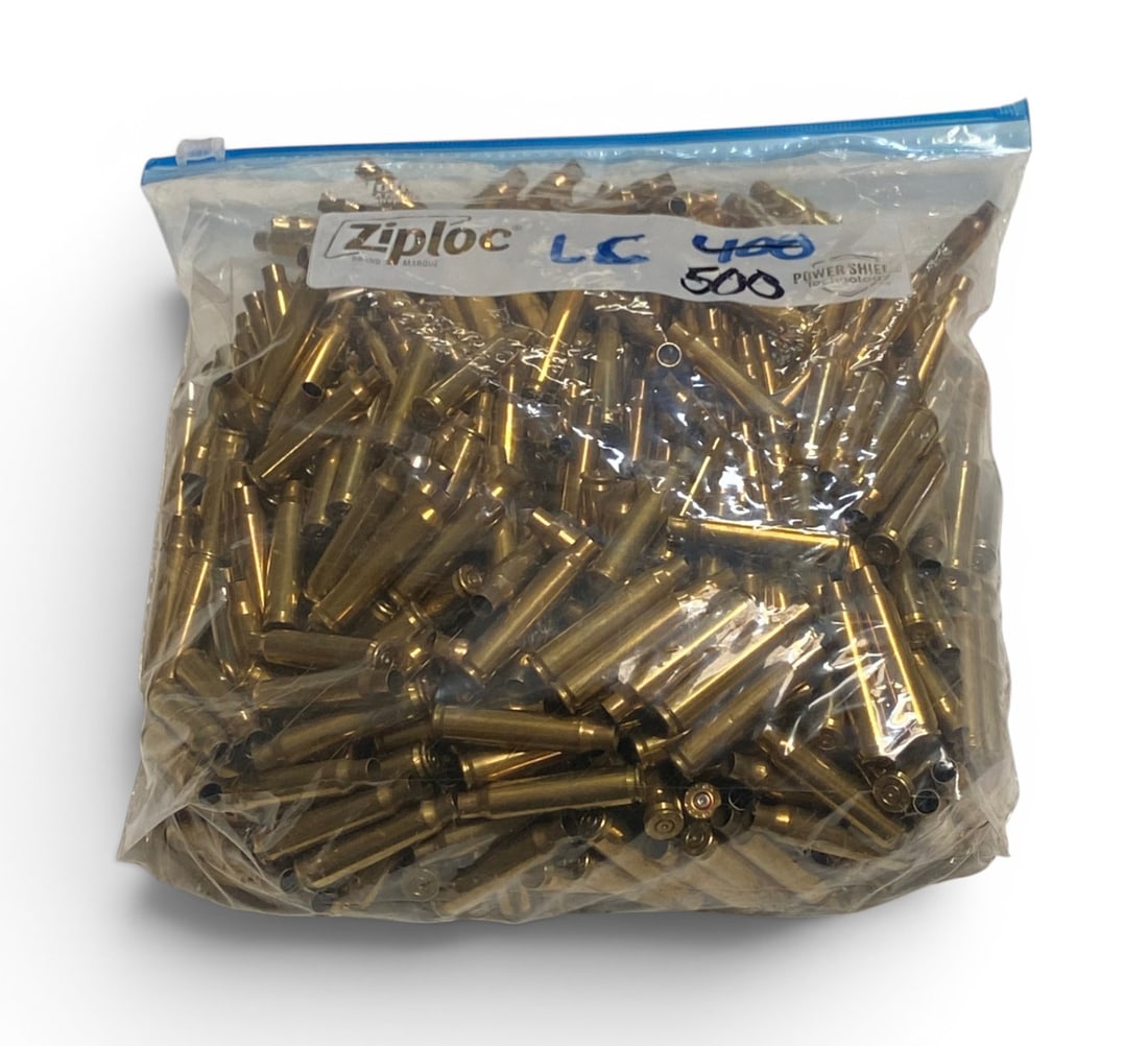 Lot of 500qty. LC Headstamped 5.56 Brass Casings: See Photo(s)