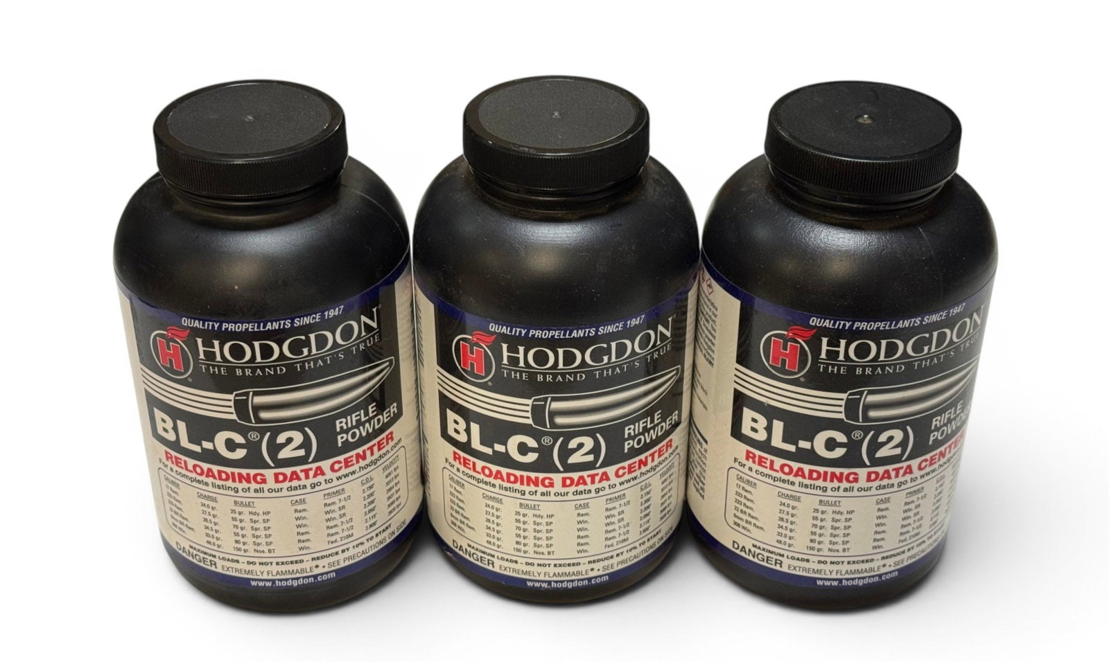 NIB 3.0 Lbs. of Hodgdon BL-C (2) Rifle Powder for Reloading: See Photo(s)
