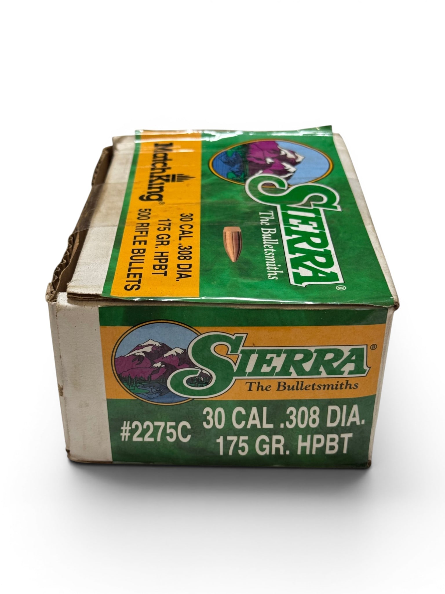 NIB 500qty. Of .30 CAL. 175gr. HPBT Sierra Match King Bullets - 2