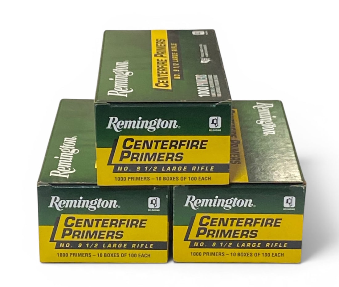 NIB 3000qty. Remington Centerfire Primers No. 9.5 Large Rifle: See Photo(s)