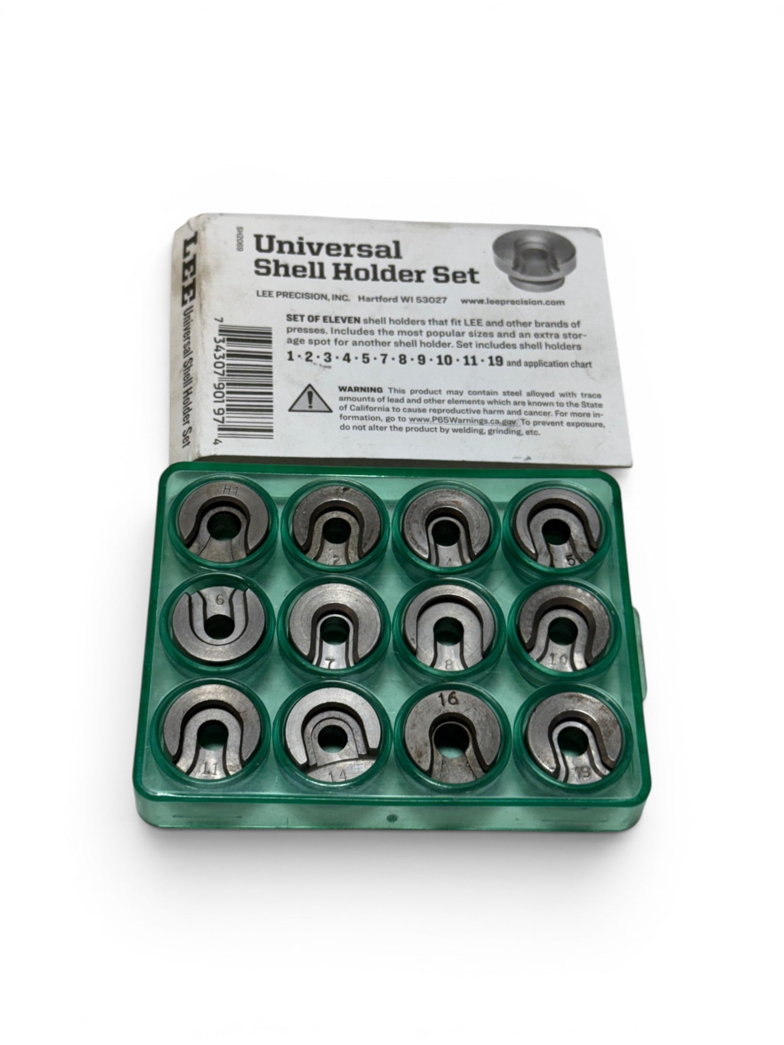 Lee Universal Shell Holder Set: See Photo(s)