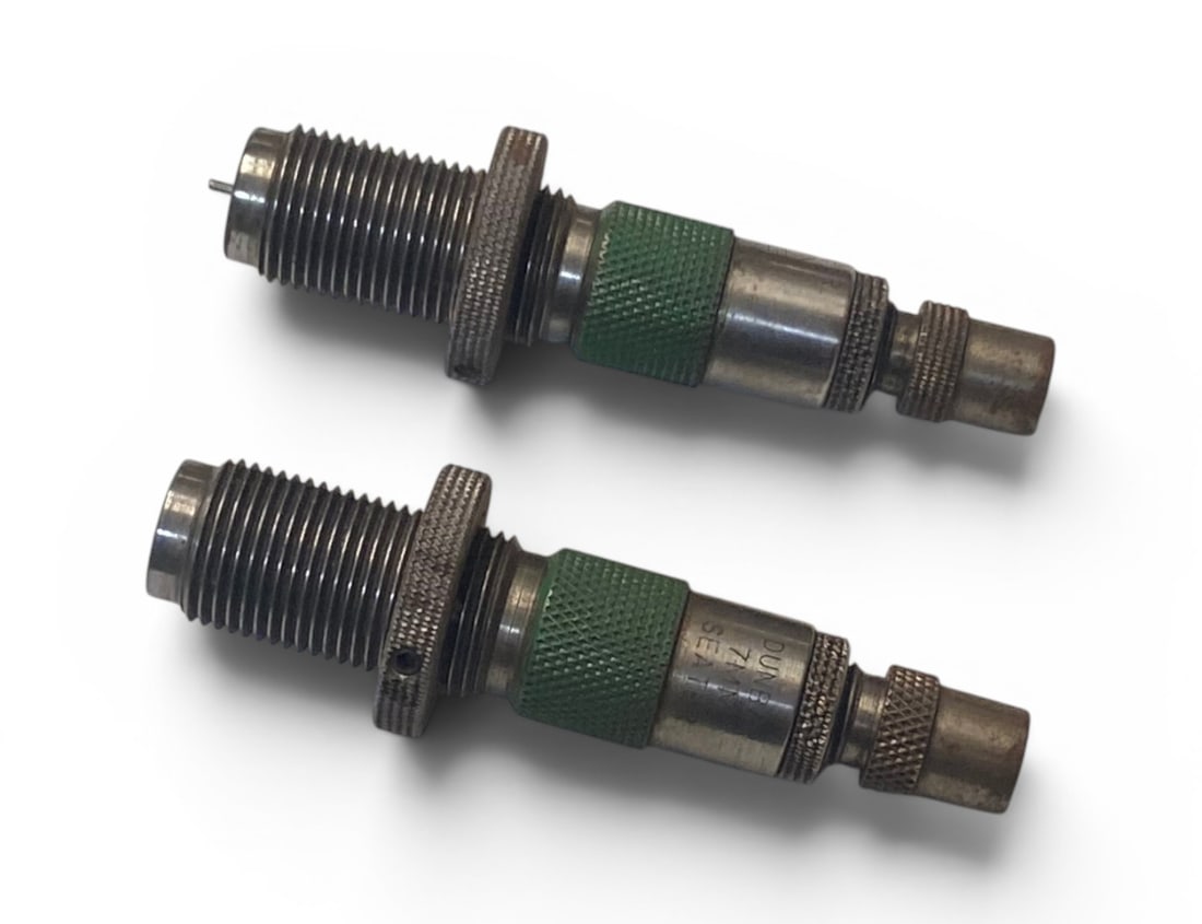 Dunbar 7mm MAUSER 2-Die Seater/Sizer Set for Reloading: See Photo(s)