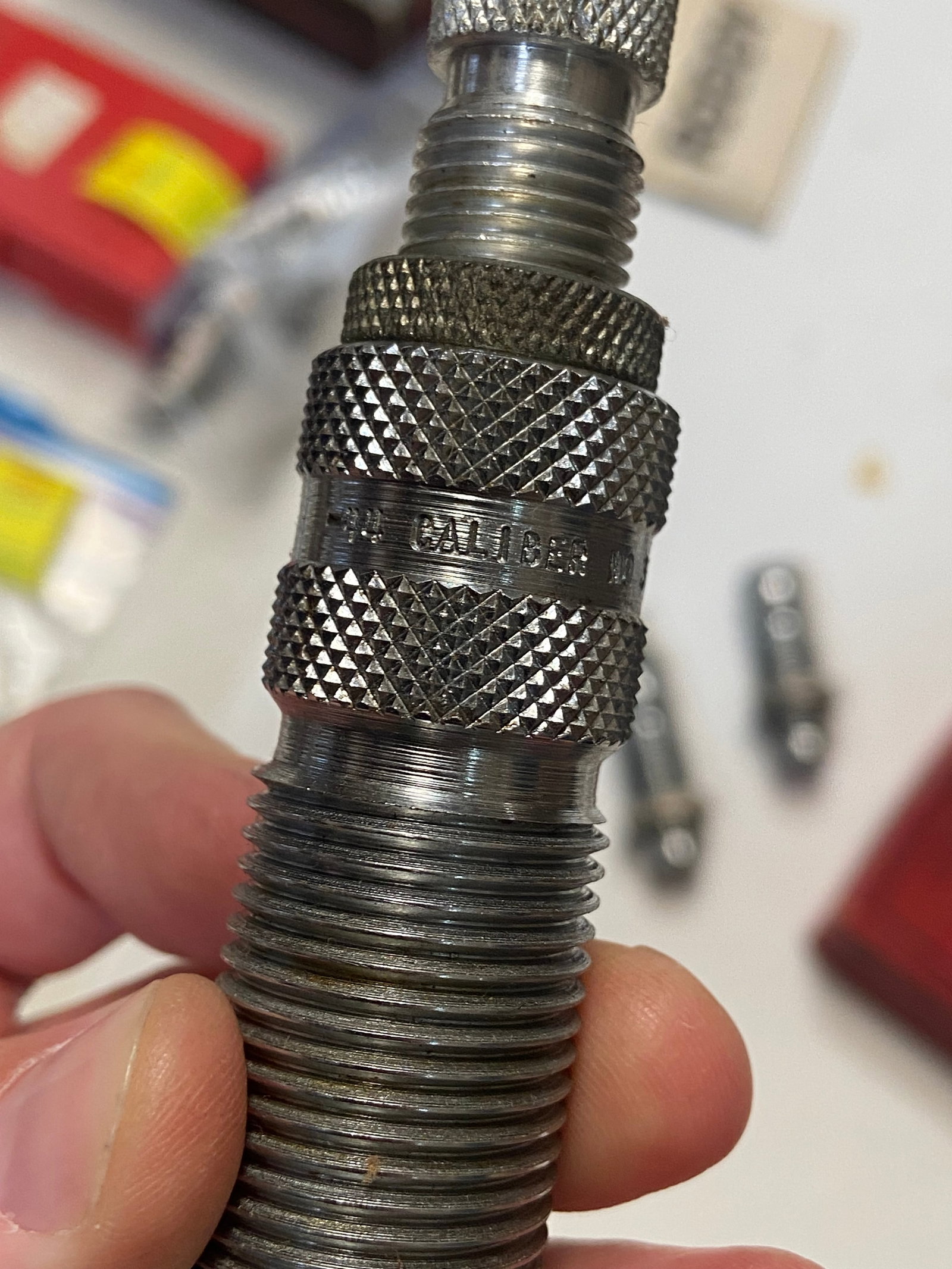 Vintage C.H. Die Company .44 MAGNUM (Semi-WC) 3-Die Set in Original Box for Reloading - 3