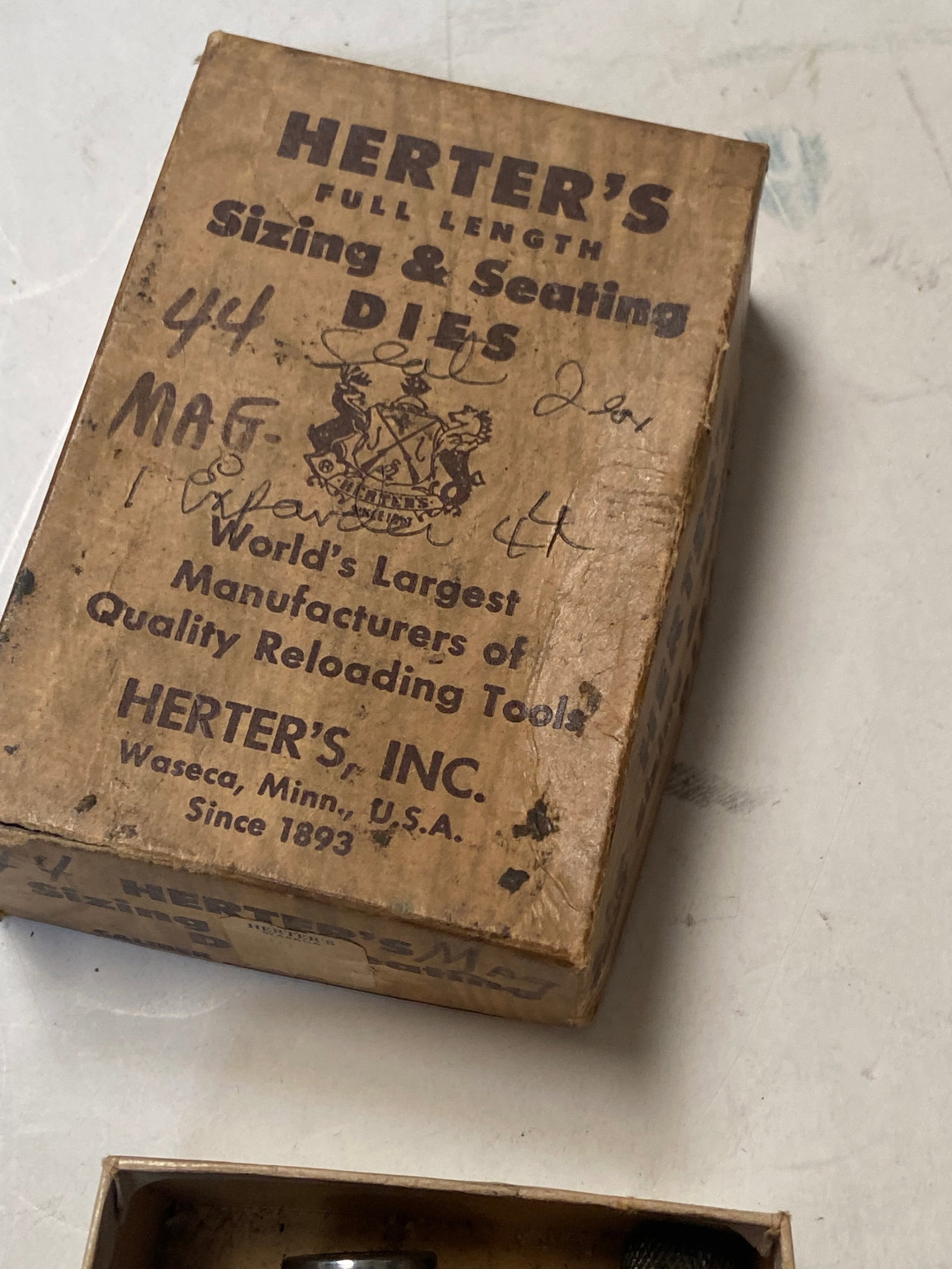 Vintage Herter’s Sizing/Seating Dies in Boxes - .22 HORNET, .44 MAG, and More for Reloading - 8