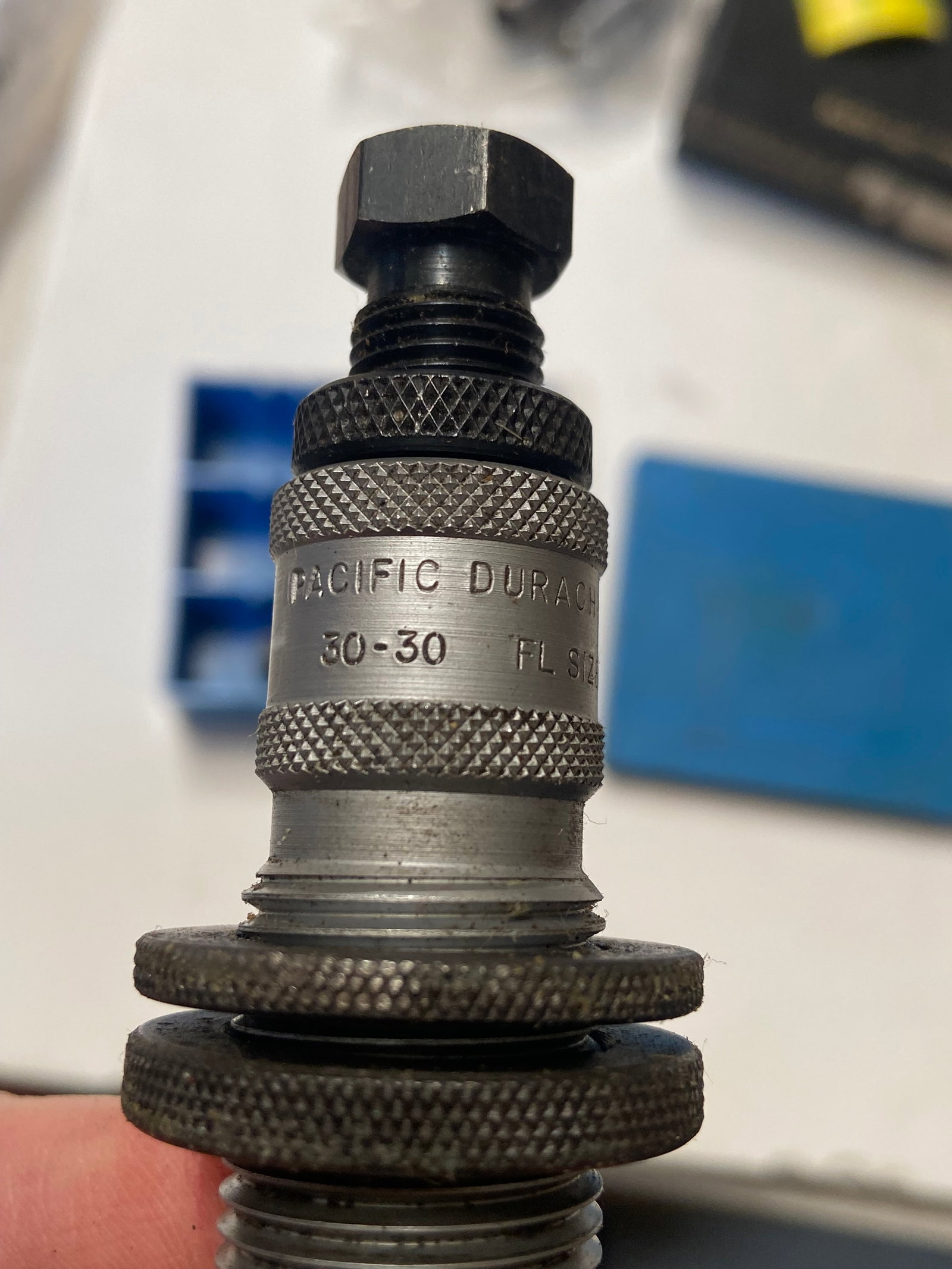 Pacific Chrome Plated .30-30 WIN. 2-Die Full Length Sizing Set with Brush in Case for Reloading - 2
