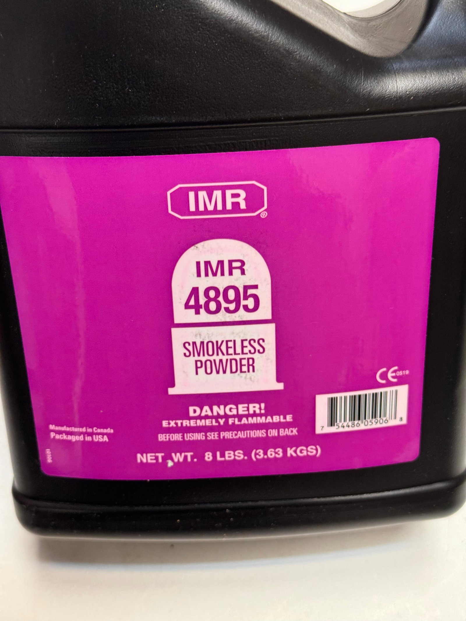 New Rare Sealed IMR 4895 Smokeless Powder for Reloading - 2