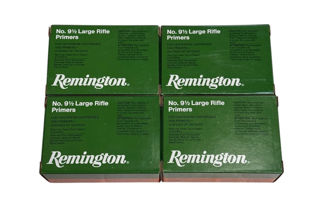 NIB (4000) Remington No. 9-1/2 Large Rifle Primers for Reloading (1 of 1)