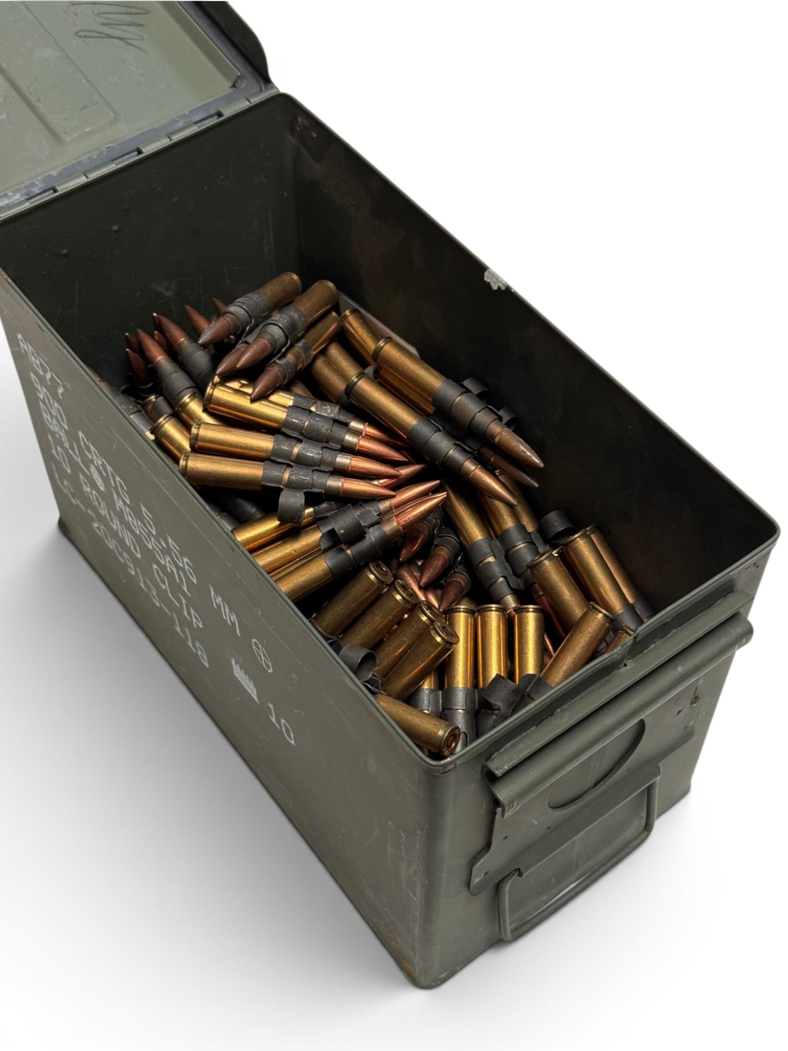 192rds. of Turkish Military Surplus MKE 1970s/1980s Ammunition in Can: See Photo(s)
