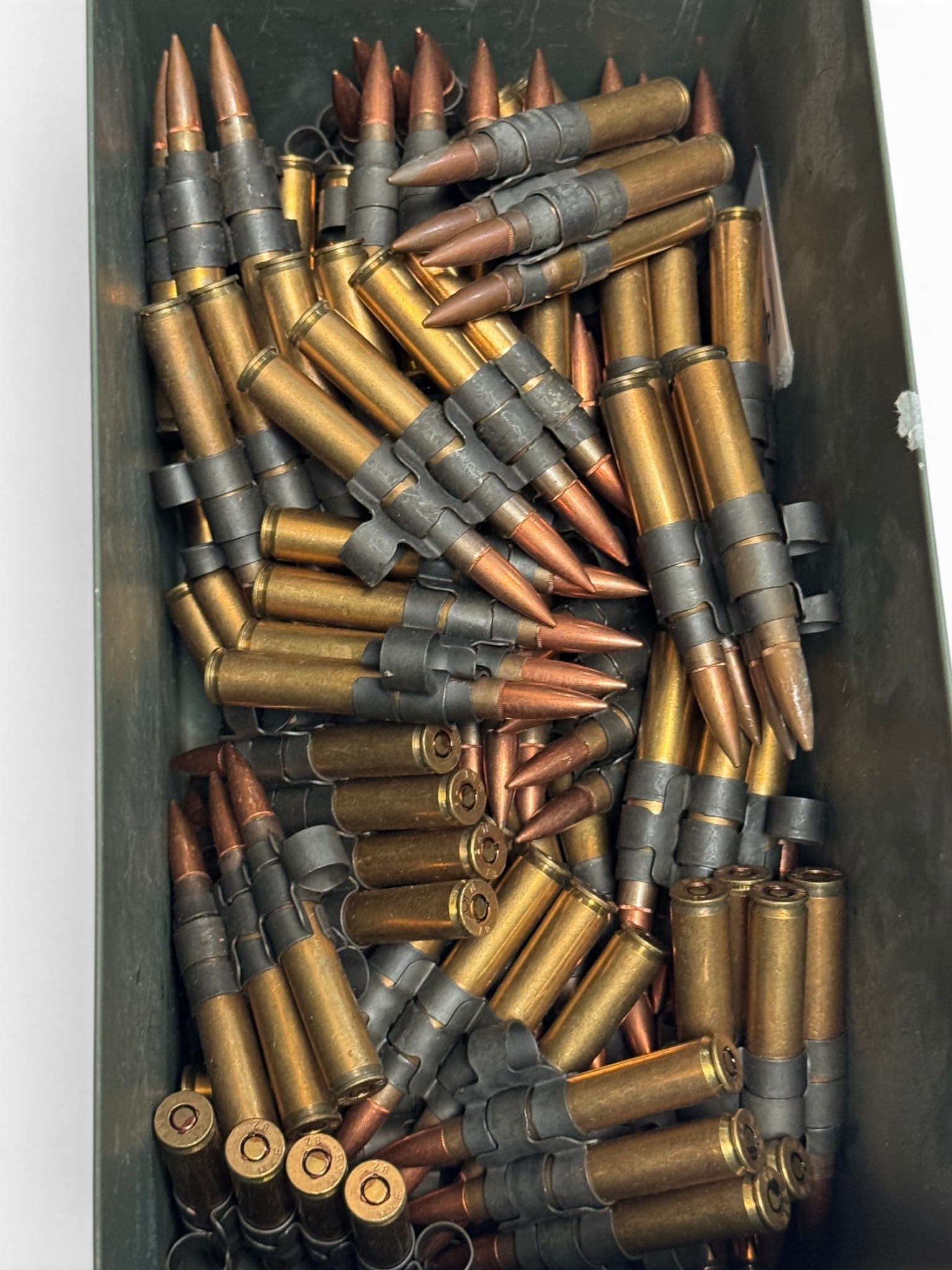 192rds. of Turkish Military Surplus MKE 1970s/1980s Ammunition in Can - 2