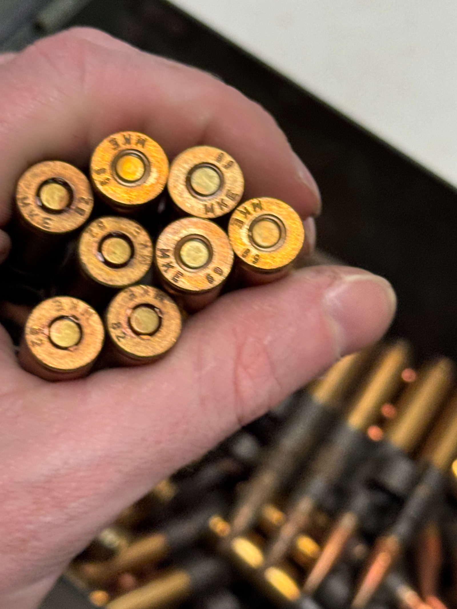 192rds. of Turkish Military Surplus MKE 1970s/1980s Ammunition in Can - 4