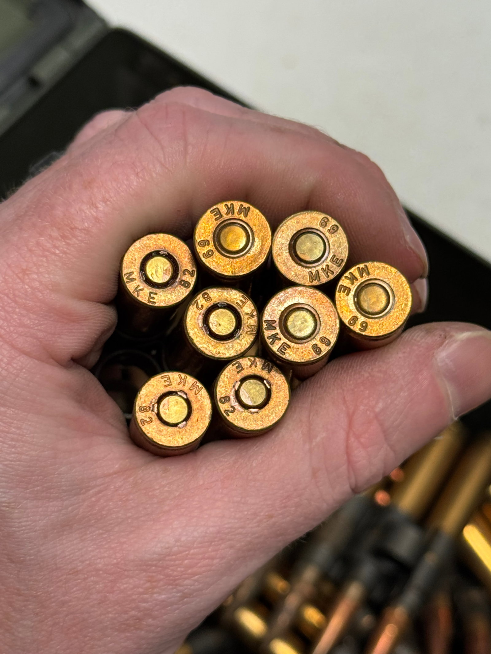 192rds. of Turkish Military Surplus MKE 1970s/1980s Ammunition in Can - 5