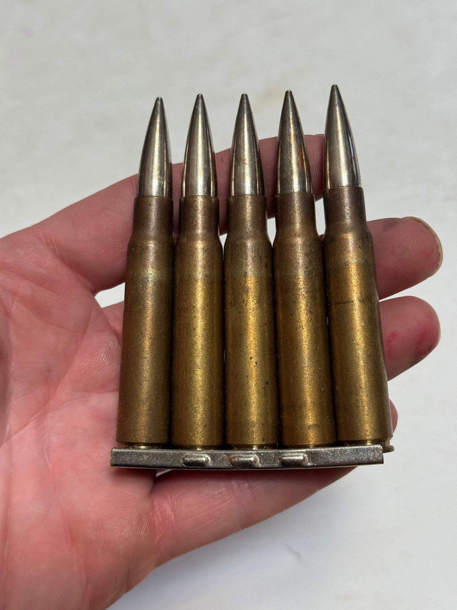 15rd. Box of 1949 Czech 8mm MAUSER Ammunition on Stripper Clips - 2