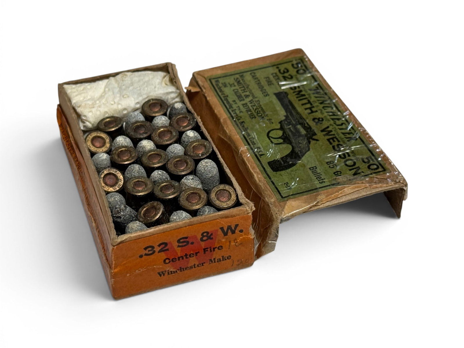Collectible 33rds. of .32 S&W 85gr. Winchester CF Smith & Wesson Revolver Ammunition - 2