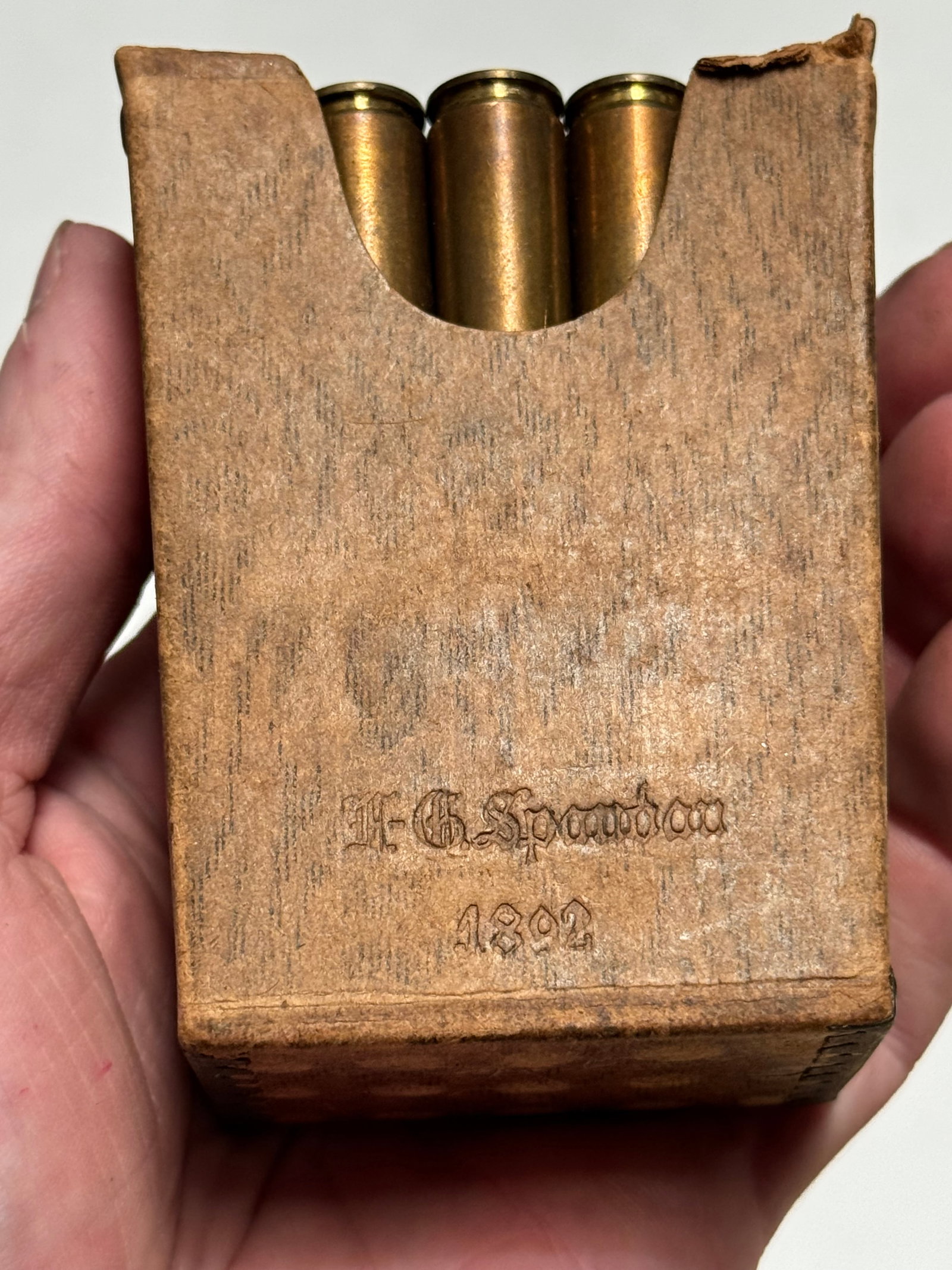 15rds. of 7.92x57 (8mm MAUSER) GEW 88 Collectible Ammunition on Clips - 4