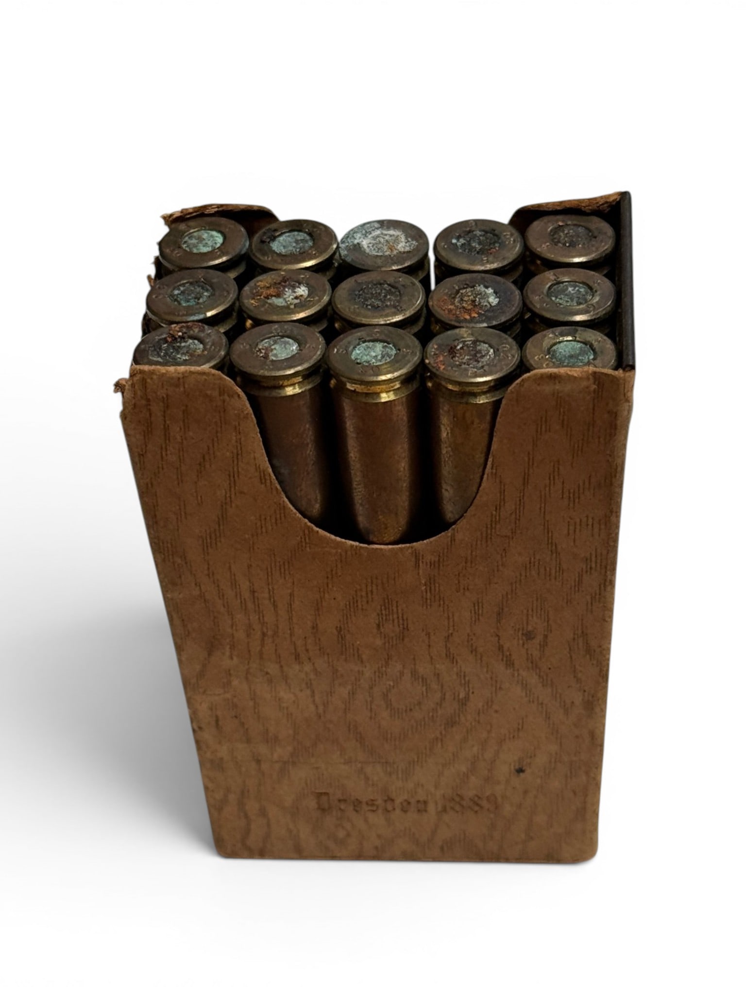 15rds. of 7.92x57 (8mm MAUSER) GEW 88 Collectible Ammunition on Clips - 2