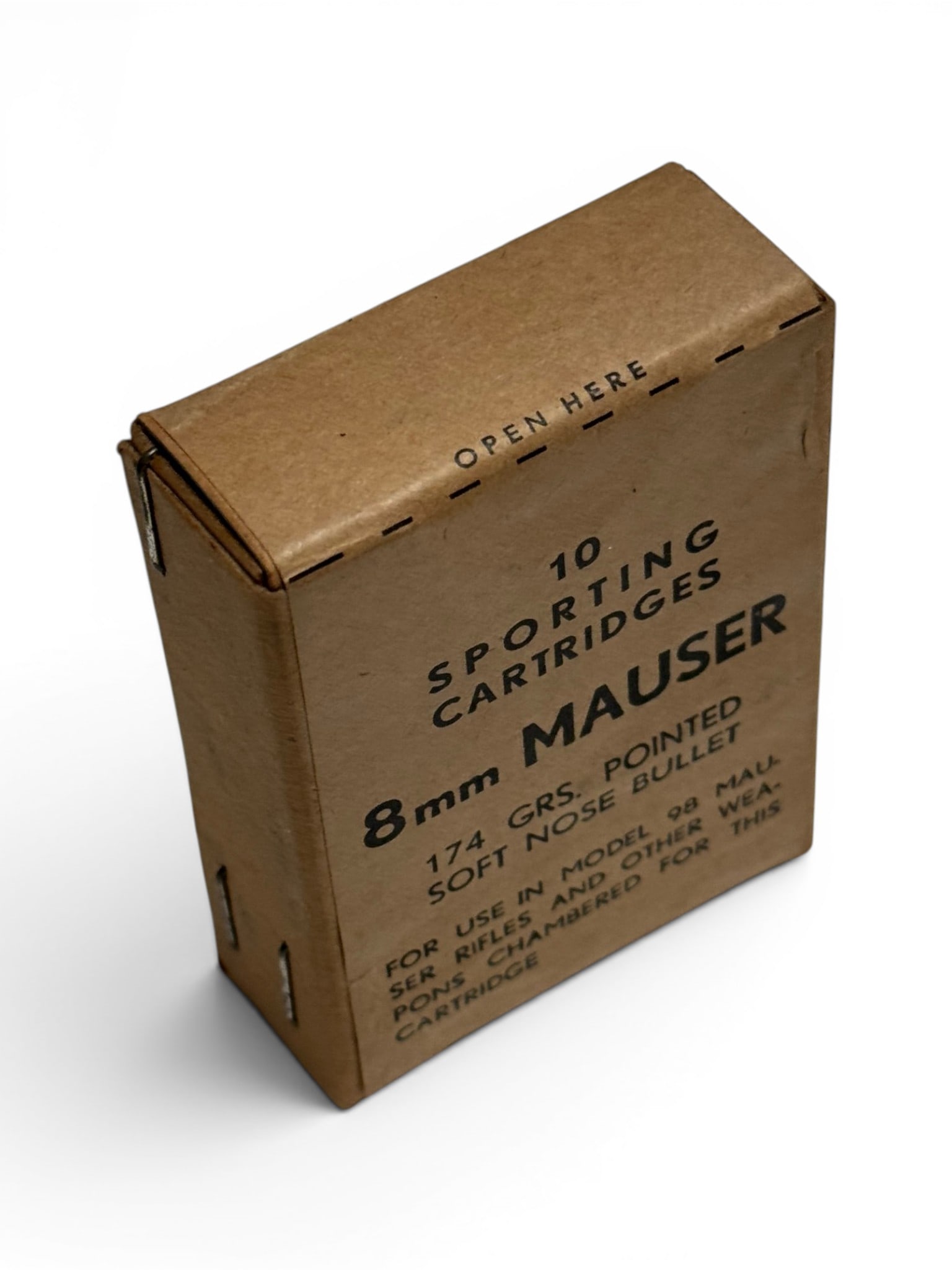 10rds. of 8mm Mauser 174gr. Pointed SN Factory Ammunition - 4