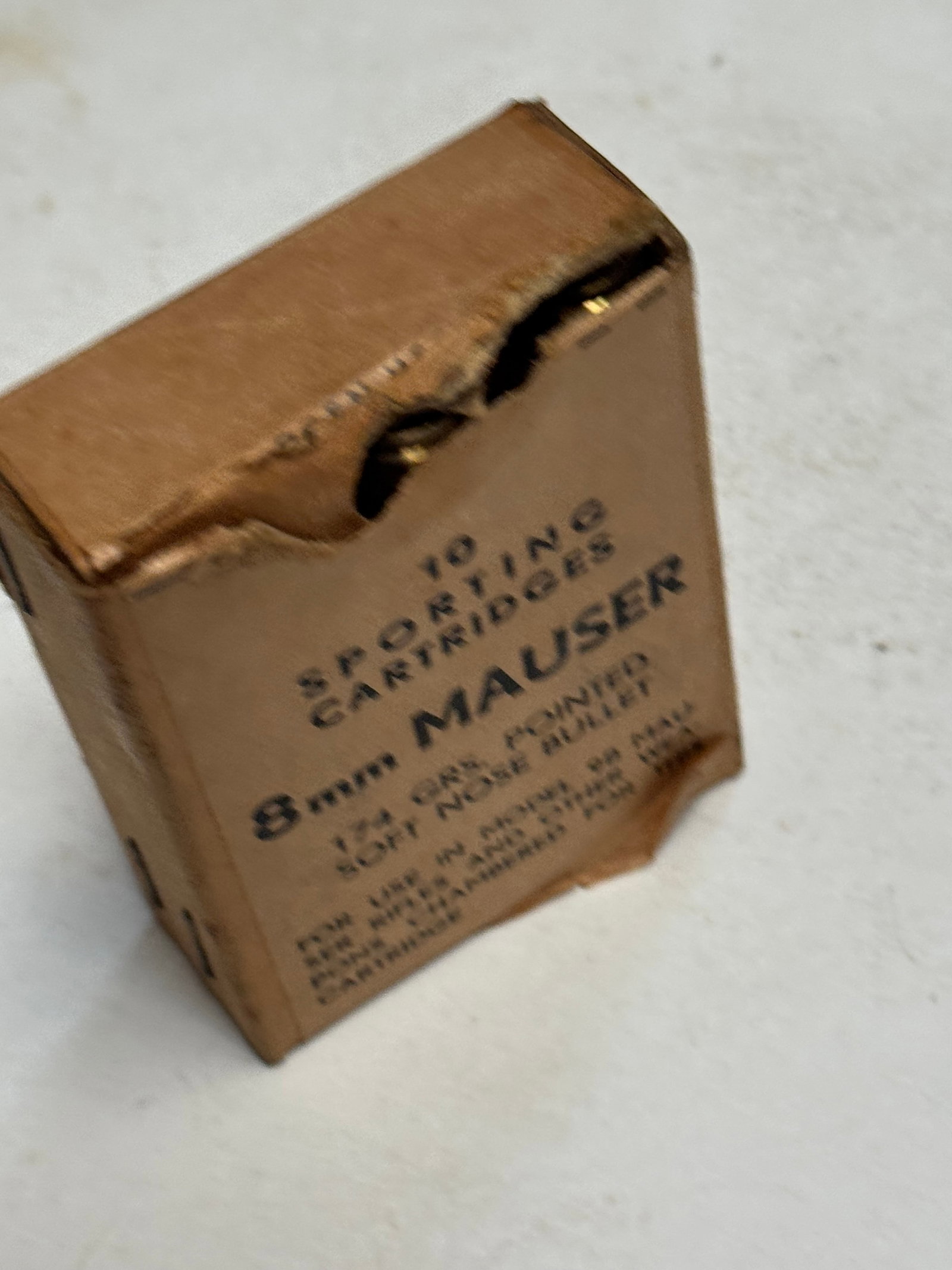 10rds. of 8mm Mauser 174gr. Pointed SN Factory Ammunition - 4