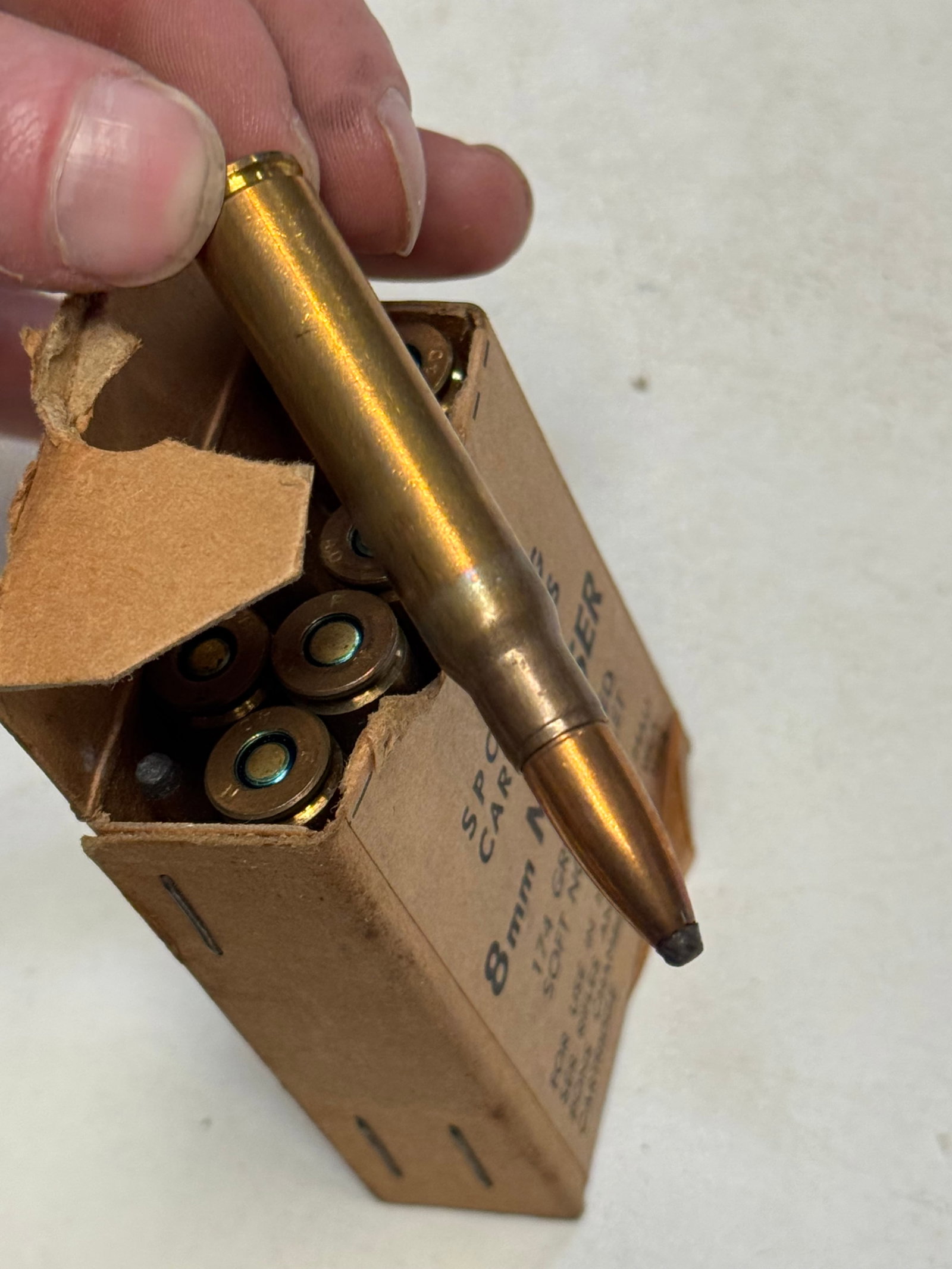 10rds. of 8mm Mauser 174gr. Pointed SN Factory Ammunition - 6