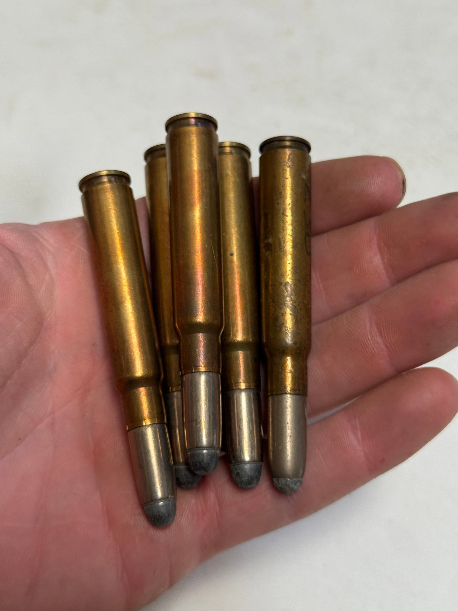 5rds. of 8x56 M. - Sch. West German Factory Ammunition - 2