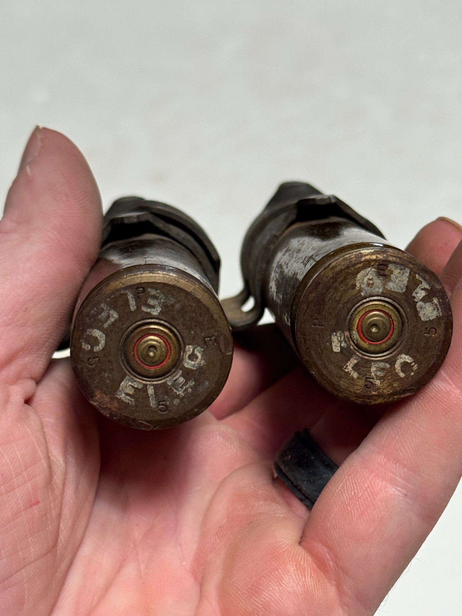 (2) Large Caliber Spent Shells - 3