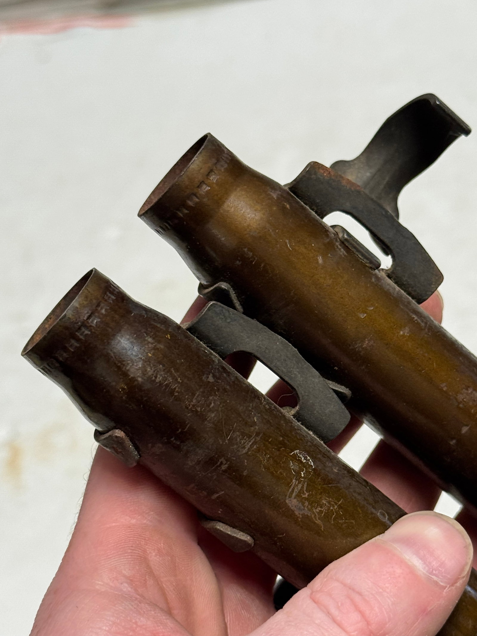 (2) Large Caliber Spent Shells - 5