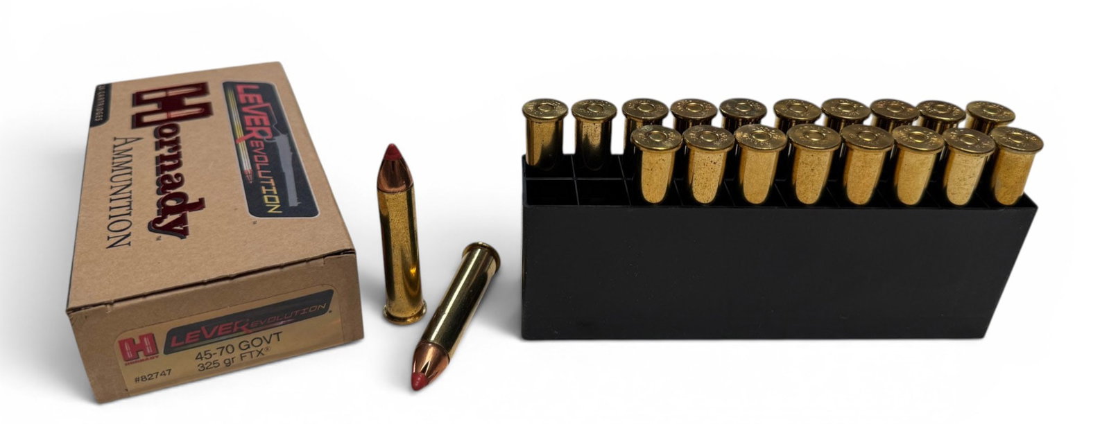 NIB 20rds. of .45-70 GOVT. 325gr. FTX Hornady LeverEvolution Ammunition: Quality, Expensive new ammunition