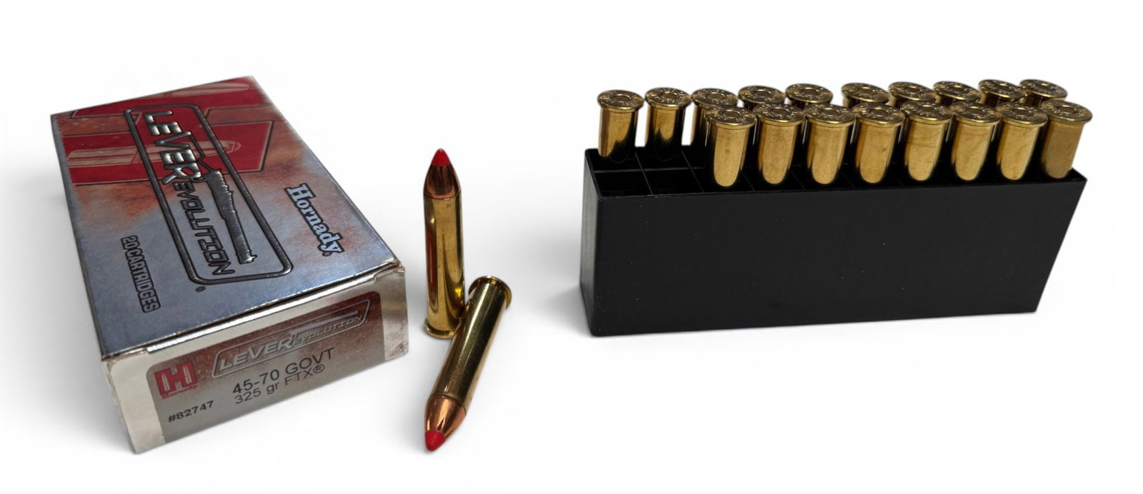 NIB 20rds. of .45-70 GOVT. 325gr. FTX Hornady LeverEvolution Ammunition: Quality, Expensive new ammunition