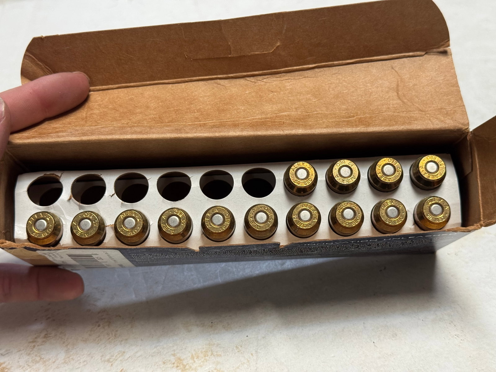 NIB 14rds. of .50 BEOWULF 335gr. FMJ RAINIER Alexander Arms Quality Expensive Ammunition - 2